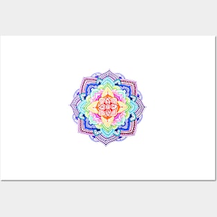 Color Mandala Posters and Art